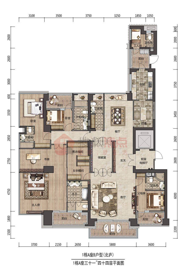 深圳福田海德园待售住宅户型曝光总房源数782套